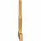 Ekena Millwork Saratoga Rough Sawn Timber Gable Bracket, Western Red Cedar, 96"W x 28"H x 2"D x 4"F, 7/12 Pitch GBW096X28X0204SAR00RWR - alternate 4